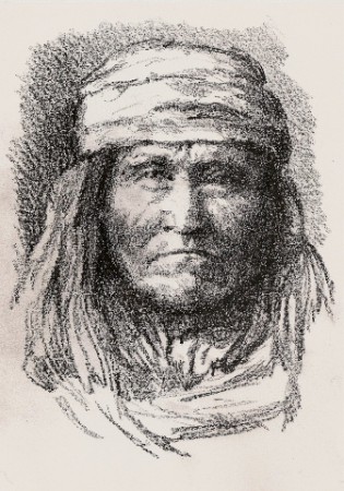 Portrait de chef apache.